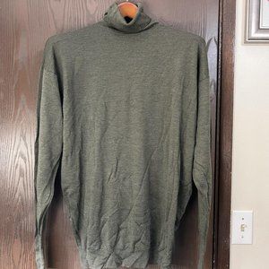 Drakes Olive Turtleneck - Size Large